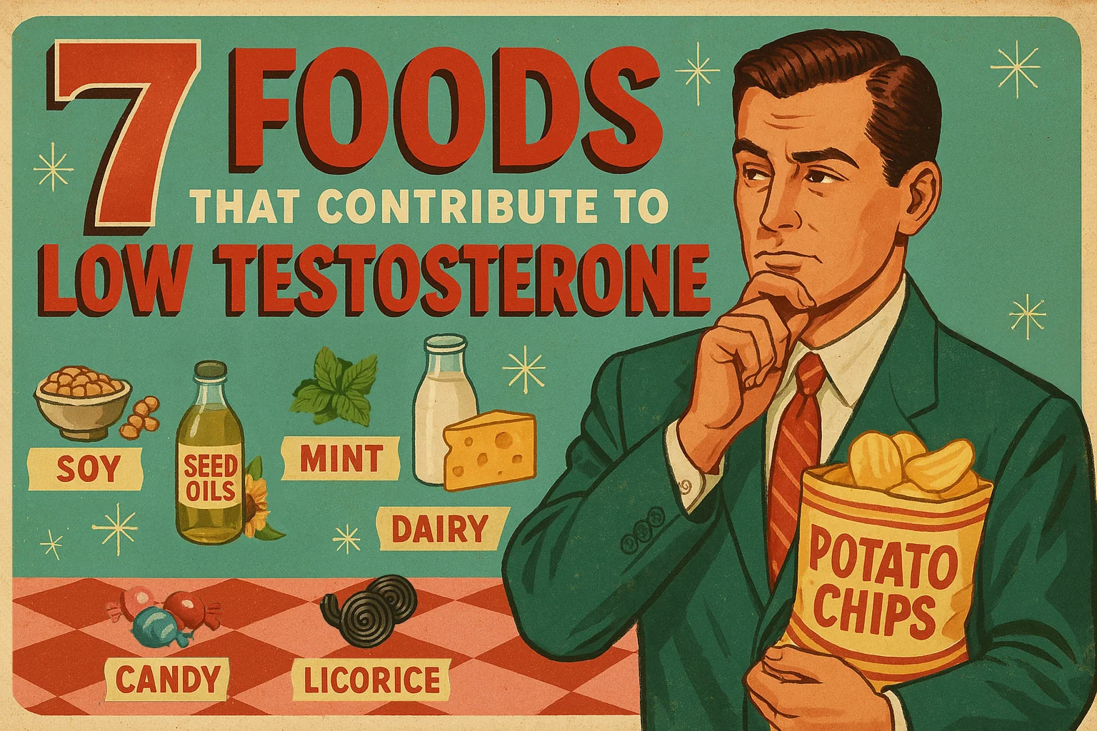 7 Foods That Are Known To Contribute To Low Testosterone