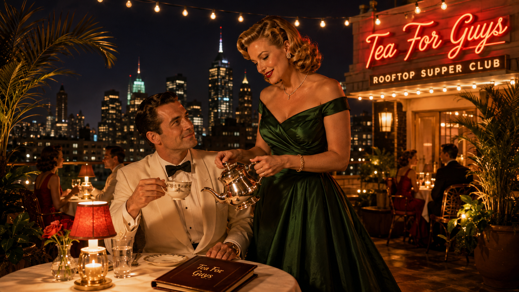 rooftop supper club scene